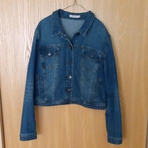 JustFab Cropped Denim Jacket